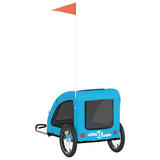 Pet Bike Trailer Blue Oxford Fabric and Iron 93960