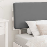 Bed Frame with Upholstered Headboard Light Grey 75 x 190 cm 877393