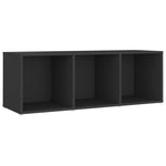 ZNTS TV Cabinet Grey 107x35x37 cm Engineered Wood 805536