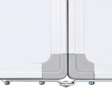 Magnetic Whiteboard Foldable 200x60x1.7 cm Aluminium 4005369