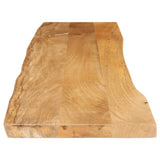 Table Top 160x40x2.5 cm Live Edge Solid Wood Mango 370712