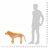 Standing Plush Toy Labrador Dog Light Brown XXL 91329