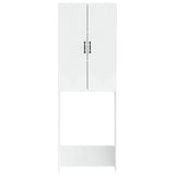 Toilet Cabinet HOORN White 66 x 25.5 x 190 cm Engineered Wood 897355