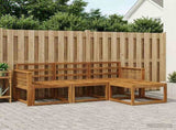 Outdoor Sofa Set 4 pcs Natural Solid Acacia Wood 3385115