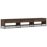 TV Cabinet Brown Oak 270x40x46 cm Engineered Wood 3300814