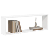Wall Cube Shelf 4 pcs White 80x15x26.5 cm Engineered Wood 807107