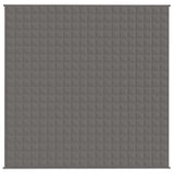 Weighted Blanket Grey 200x200 cm 13 kg Fabric 350779