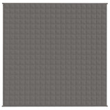 Weighted Blanket Grey 200x200 cm 13 kg Fabric 350779