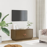 TV Cabinet Honey Brown 80x34x40 cm Solid Wood Pine 818233