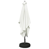 Garden Parasol with Base 200 x 300 cm Polyester Rectangular 42036204