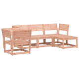 Garden Lounge Set Natural wood Solid Douglas wood 5 Piece Set 3216918
