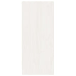 Sideboard White 70x33x76 cm Solid Pinewood 809949