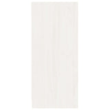 Sideboard White 70x33x76 cm Solid Pinewood 809949