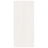 Sideboard White 70x33x76 cm Solid Pinewood 809949