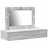 Dressing Table Grey 100 x 40 x 70 cm Engineered Wood 865240