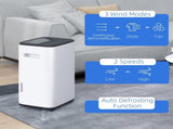 6000mL Portable Dehumidifier with 24H Timer, 3 Dehumidifying Modes, 20L/Day, for Home Laundry T3398P423069