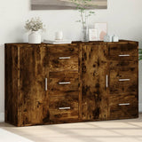 Sideboards 2 pcs Smoked Oak 60x31x70 cm Engineered Wood 3276557