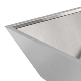 Garden Planter 5 pcs Silver 50 x 50 x 15 cm Stainless Steel 873833