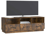 TV Cabinet Smoked Oak 102 x 34.5 x 47 cm Engineered Wood 895370