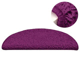 Stair Mats 15 pcs 56x17x3 cm Pink Half Round 322380
