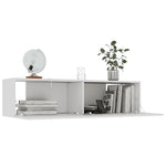 ZNTS TV Cabinet White 120x30x30 cm Engineered Wood 801490