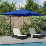 Umbrella 351 x 250 x 253 cm Polyester and Aluminium Azurblau 42003364