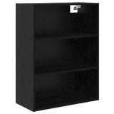 Highboard with Drawer 2 pcs Black Oak Engineered Wood 3416154