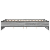 Bed Frame without Mattress Grey Sonoma 160x200 cm 3279880