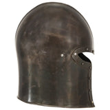 Medieval Knight Helmet Antique Replica LARP Silver Steel 286237