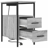Bedside Cabinet Grey Sonoma 30 x 48 x 61 cm Engineered Wood 859416