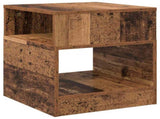 End Table 2 pcs Old Wood 40.5 x 40 x 45 cm Engineered Wood 890925