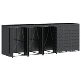 Wheelie Bin Storage for 5 Bins Anthracite 340 x 77.5 x 121.5 cm 3394746
