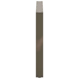 Dining Table Legs U-Shaped 3 pcs Natural Steel 100x cm Steel 4013215