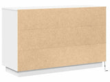 LED Sideboard White 90 x 32 x 75 cm Engineered Wood 869674