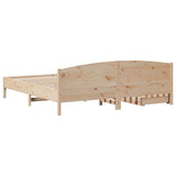 Bed Frame without Mattress 180x200 cm Super King Solid Wood Pine 3301818