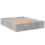 Bed Frame without Mattress Concrete Grey 150x200 cm 3281010