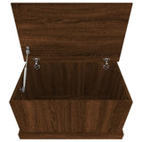 ZNTS Storage Box Brown Oak 70x40x38 cm Engineered Wood 816511
