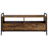 Coffee Table Smoked Oak 99.5 x 49 x 46 cm Engineered Wood 8013616