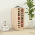 ZNTS Wine Cabinet 23x34x61 cm Solid Wood Pine 820971