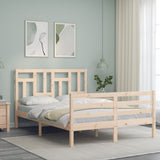 Bed Frame without Mattress Small Double Solid Wood 3194931