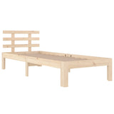 Bed Frame without Mattress Solid Wood 100x200 cm 814744