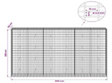 Gabion with 3.5 mm Wire and 5x10 cm Mesh 300x50x200 cm 3462864