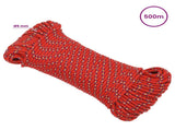 Multipurpose Utility Rope 5 mm 500 m Red PP 150 kg Max Load 3472929