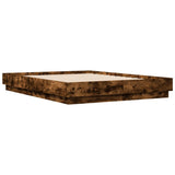 Bed Frame without Mattress Smoked Oak 120x190 cm Small Double 3209888