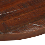 Table Top 90x2.5 cm Round Solid Wood Reclaimed 370044