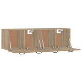 Wall Cabinets 2 pcs Sonoma Oak 80x35x36.5 cm Engineered Wood 3115654