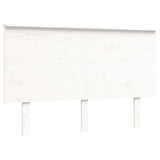 Bed Frame without Mattress White 140x190 cm Solid Wood 3195202