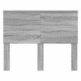 Headboard with Headboard Grey Sonoma 120 cm Engineered wood 887787