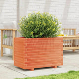 Garden Planter Wax Brown 70x40x49.5 cm Solid Wood Pine 847370
