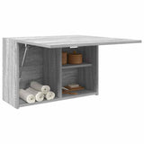 Bathroom Wall Cabinet Grey Sonoma 60x25x40 cm Engineered Wood 860072